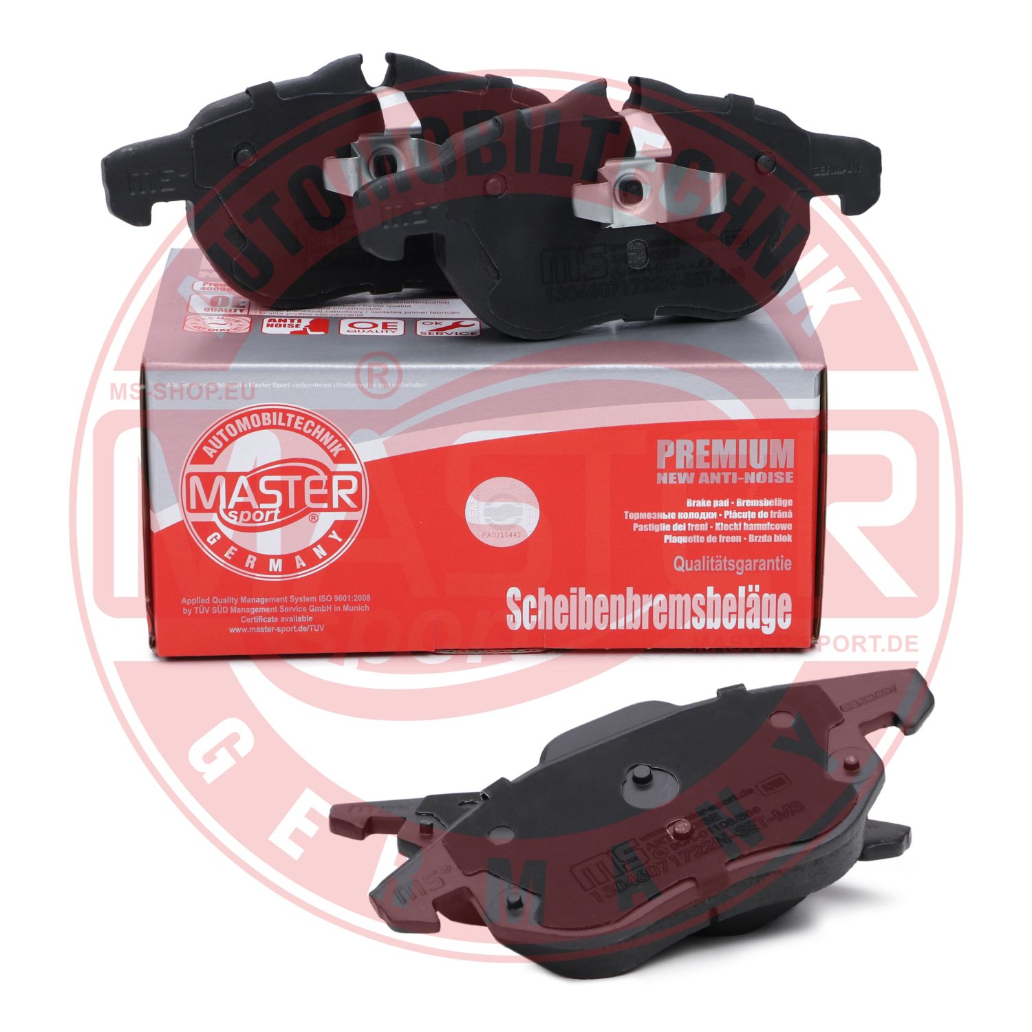 Placute frana MASTERSPORT GERMANY 13046071722N-SET-MS